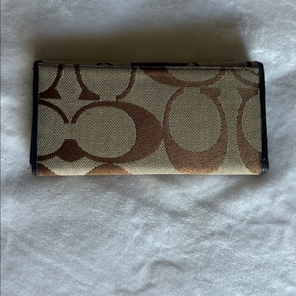 Coach Brown and Black Wallet - Picture 8 of 10